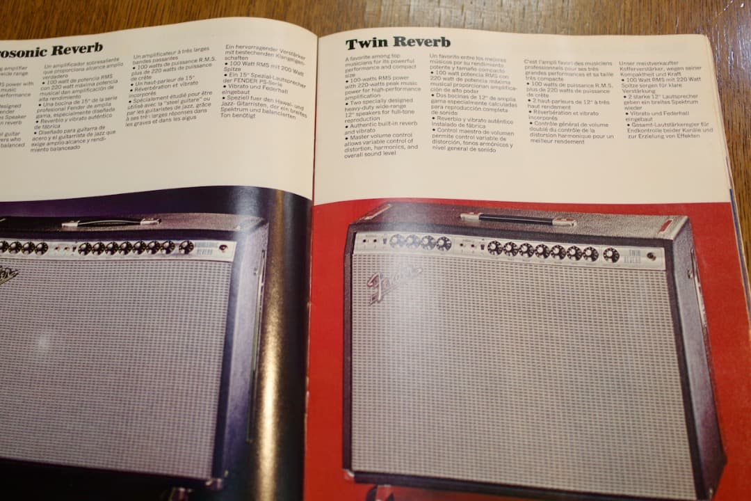 趣味 Vintage 1973 Fender Full Lineup Catalog