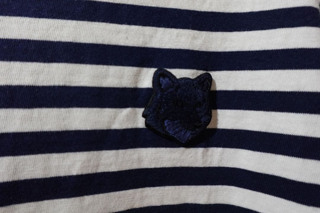 【美品／タグ有】MAISON KITSUNÉ ストライプ Tシャツ M