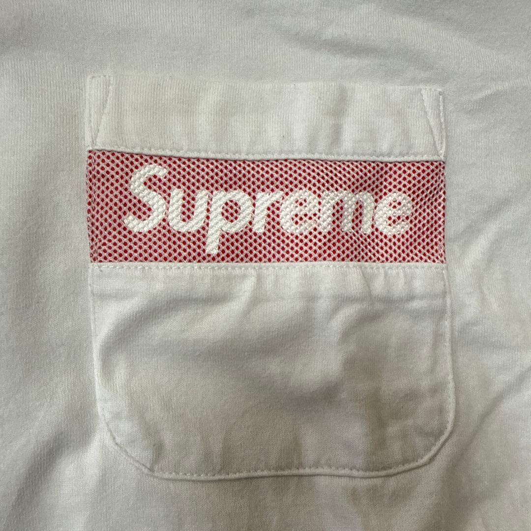 Supreme Mesh Stripe Pocket Tee Mサイズ