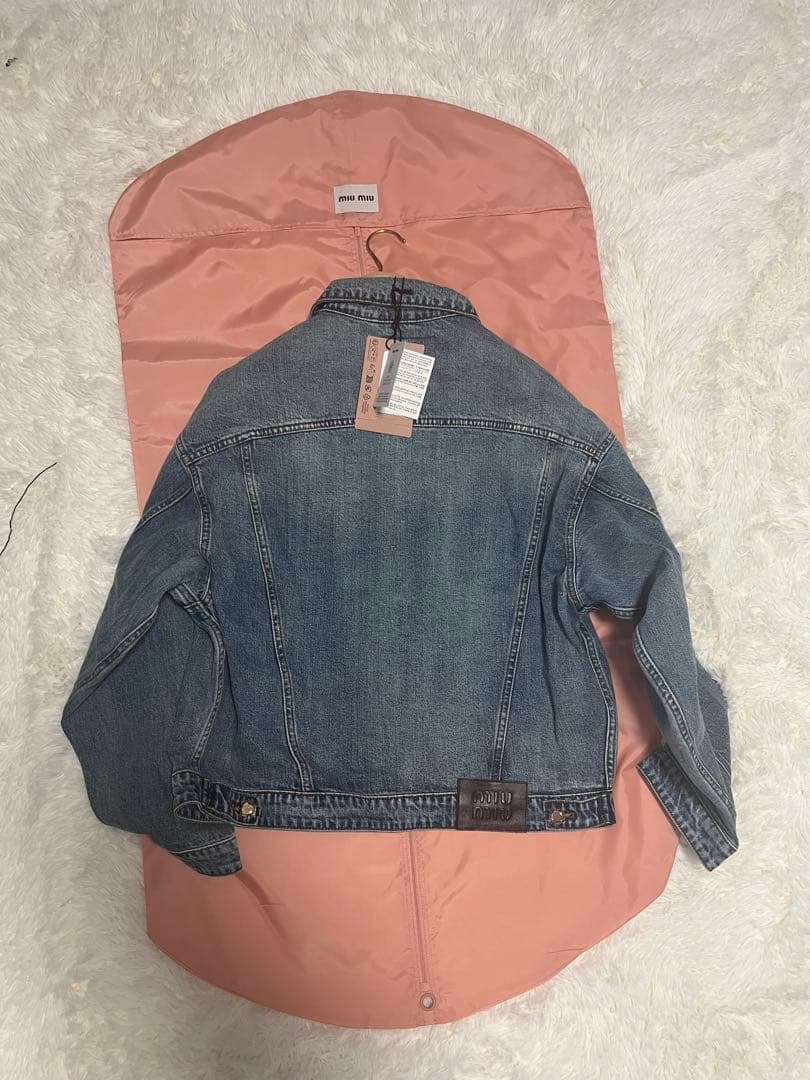 25SS Miu Miu デニムブルゾンジャケット