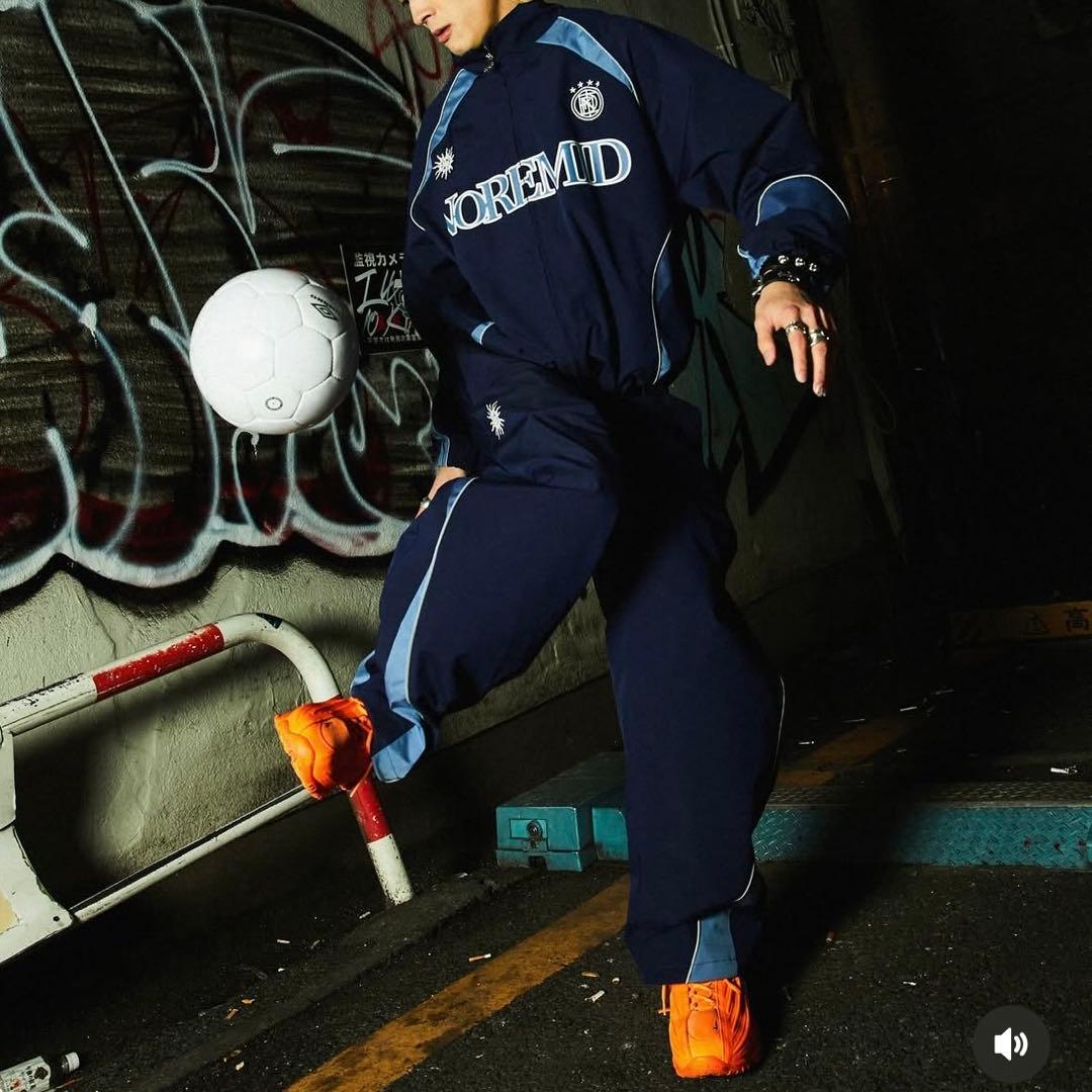 パンツ Noremid REFLECTIVE TRACK PANTS NAVY
