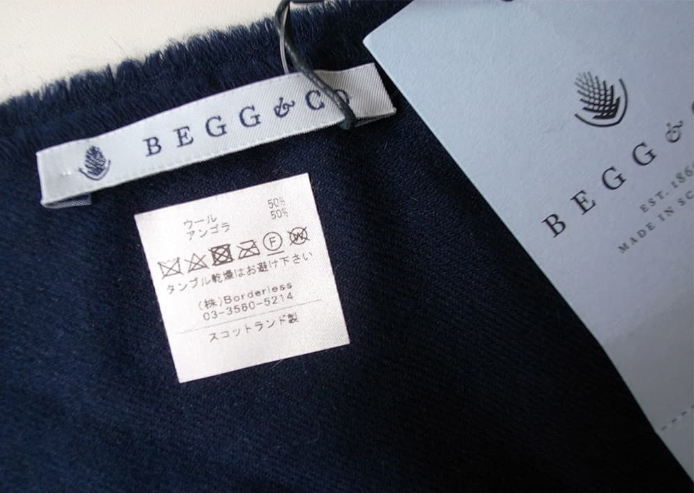 新品7割引 BEGG & CO アンゴラウールストール johnstons