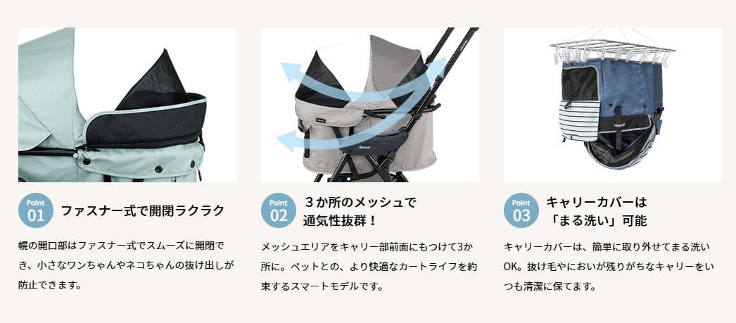 ペットカート コムペット ミリミリ ライト アルファ