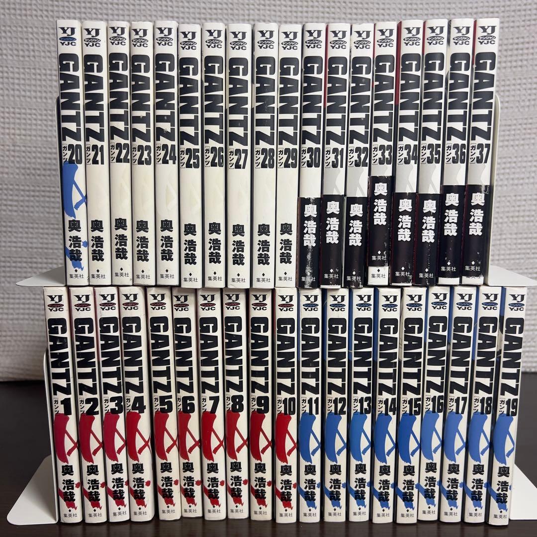GANTZ 全37巻 完結 30巻以降初版帯付 多数 奥浩哉 名作 全巻セット