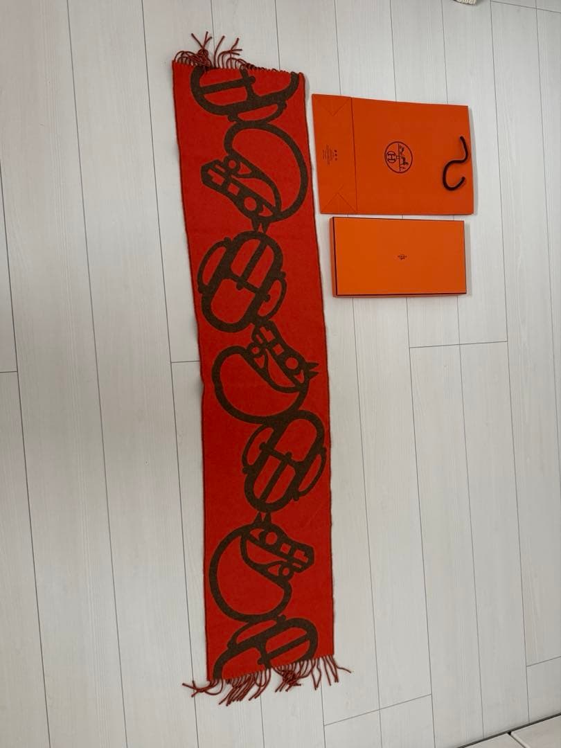 エルメス　マフラー　箱付き