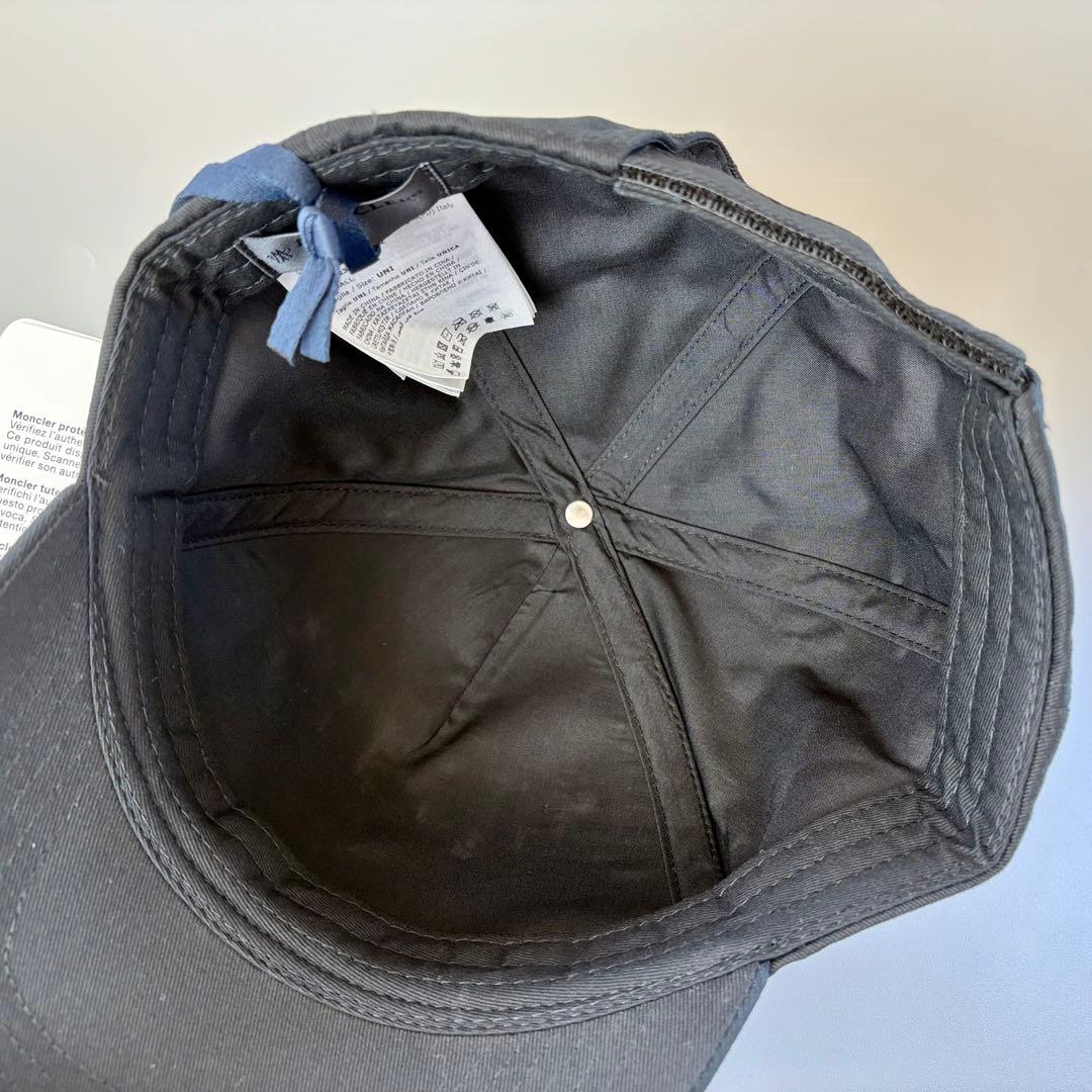 Matthew様用　新品未使用 MONCLER モンクレール キャップ 帽子 黒