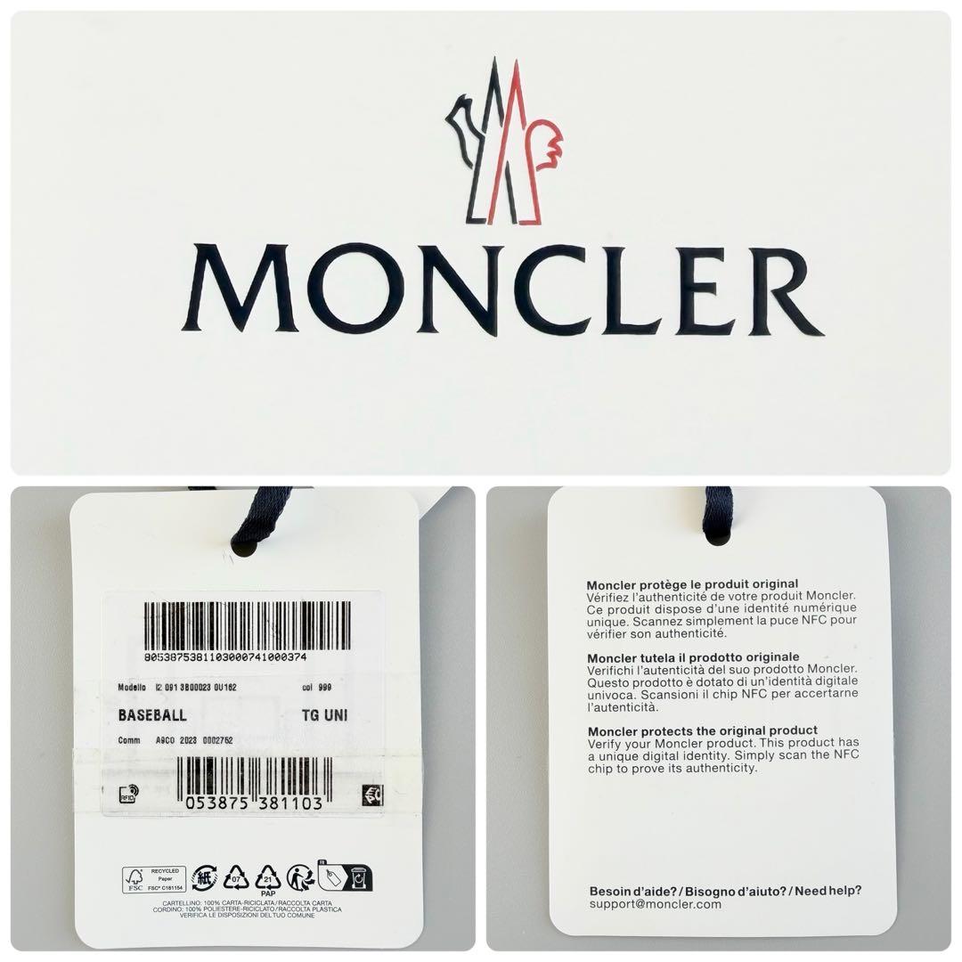 Matthew様用　新品未使用 MONCLER モンクレール キャップ 帽子 黒
