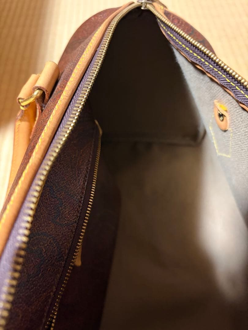 ★美品★ETRO エトロ イタリア製 ペイズリー柄 ボストンミニバッグ