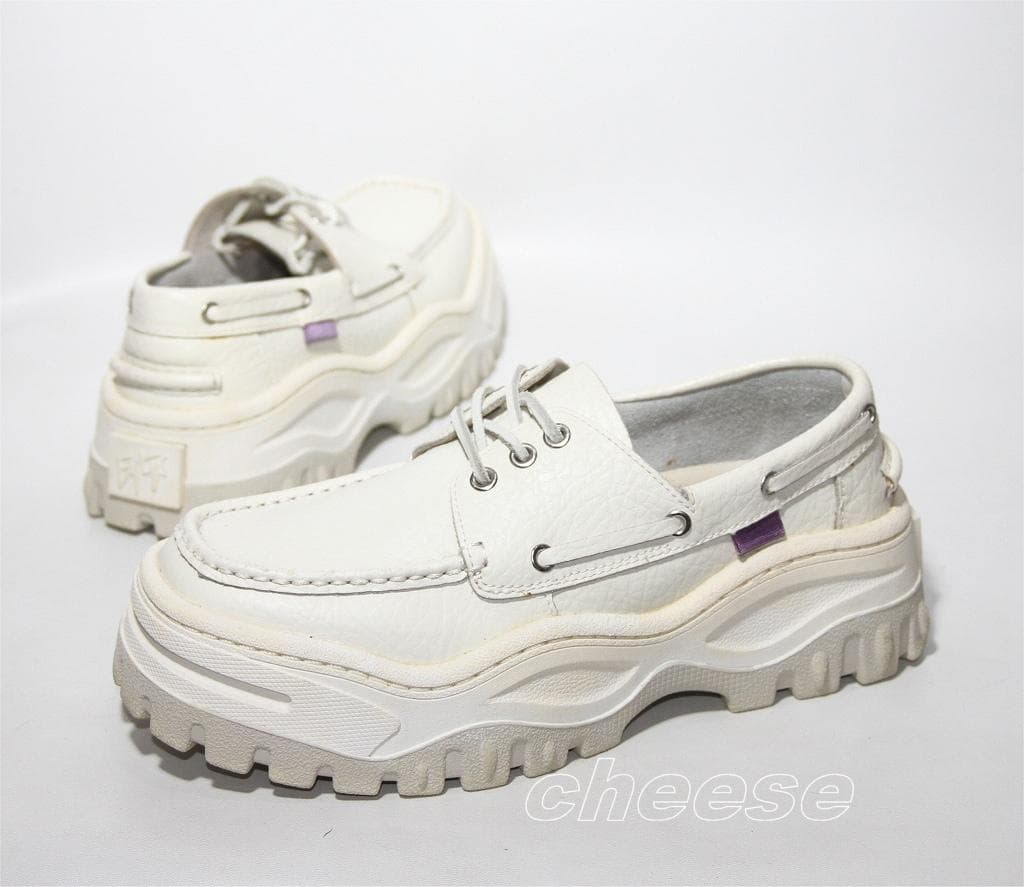 n*e様 エイティス ミコノス デッキシューズ 白 US9 EYTYS myko