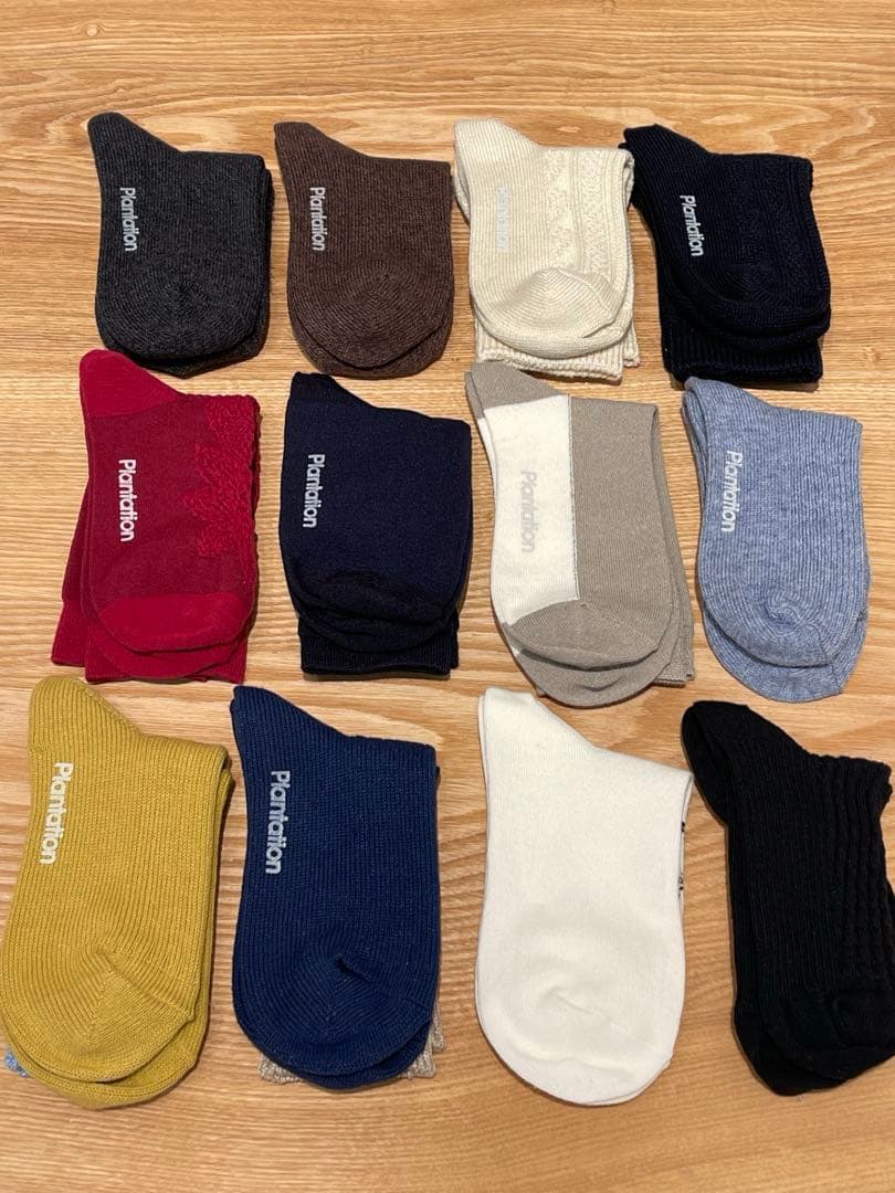 【トモッキー】新品 Plantation ソックス くつ下 12足セット