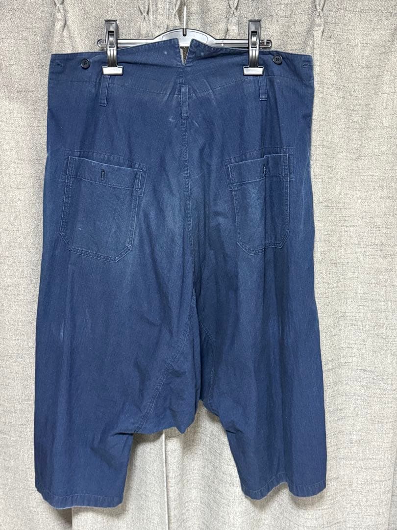 【Yohji Yamamoto POUR HOMME デニムサルエルパンツ】