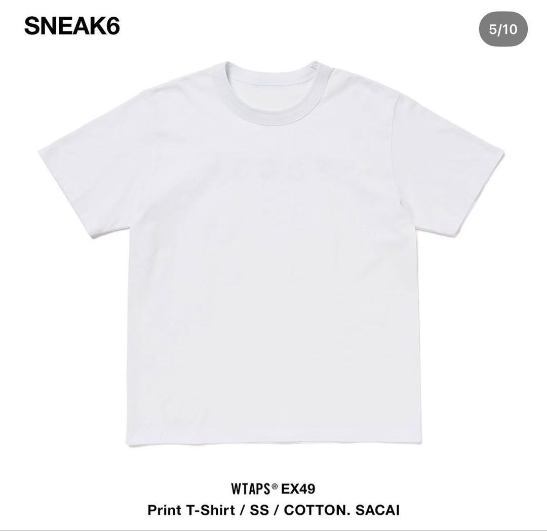 新品未使用　WTAPS×SACAI Tシャツ