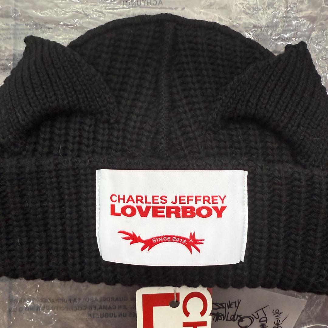 Charles Jeffrey LOVERBOY ニット帽 黒【男女兼用】