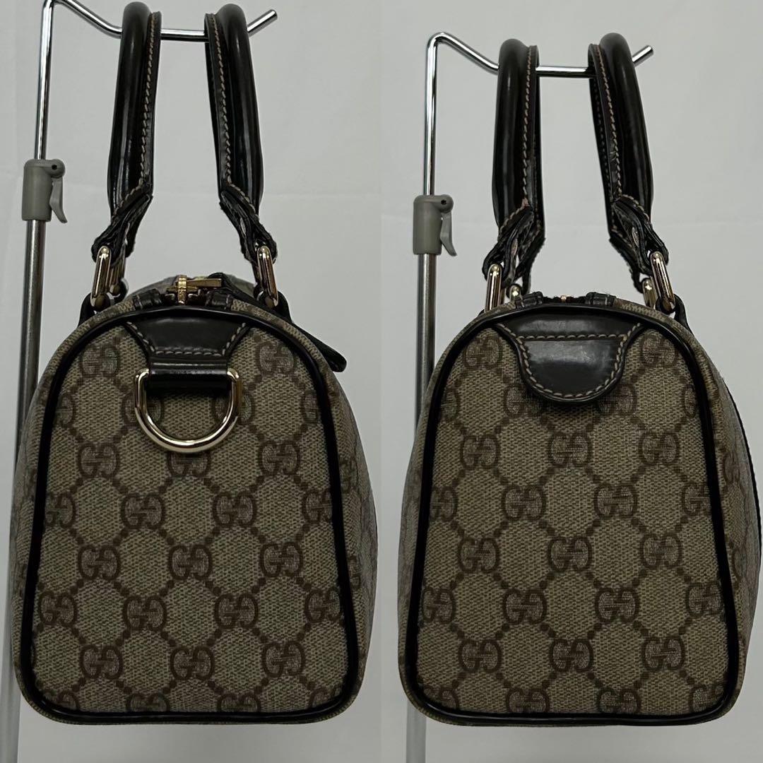 【極美品】グッチ 193604 493075 GGスプリーム ミニボストンバック