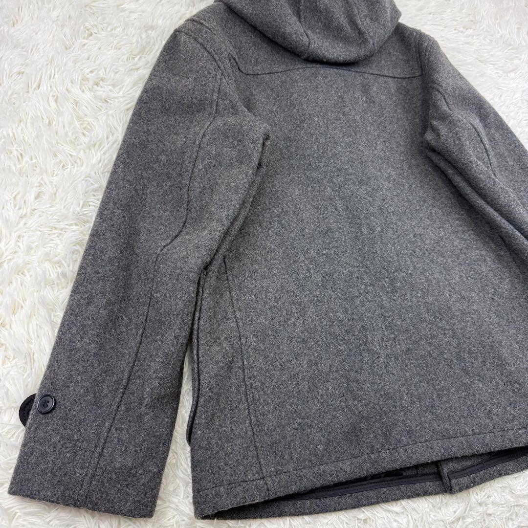 極美品 米国製 XL Schott U.S.711N ダッフルコート ウール 灰