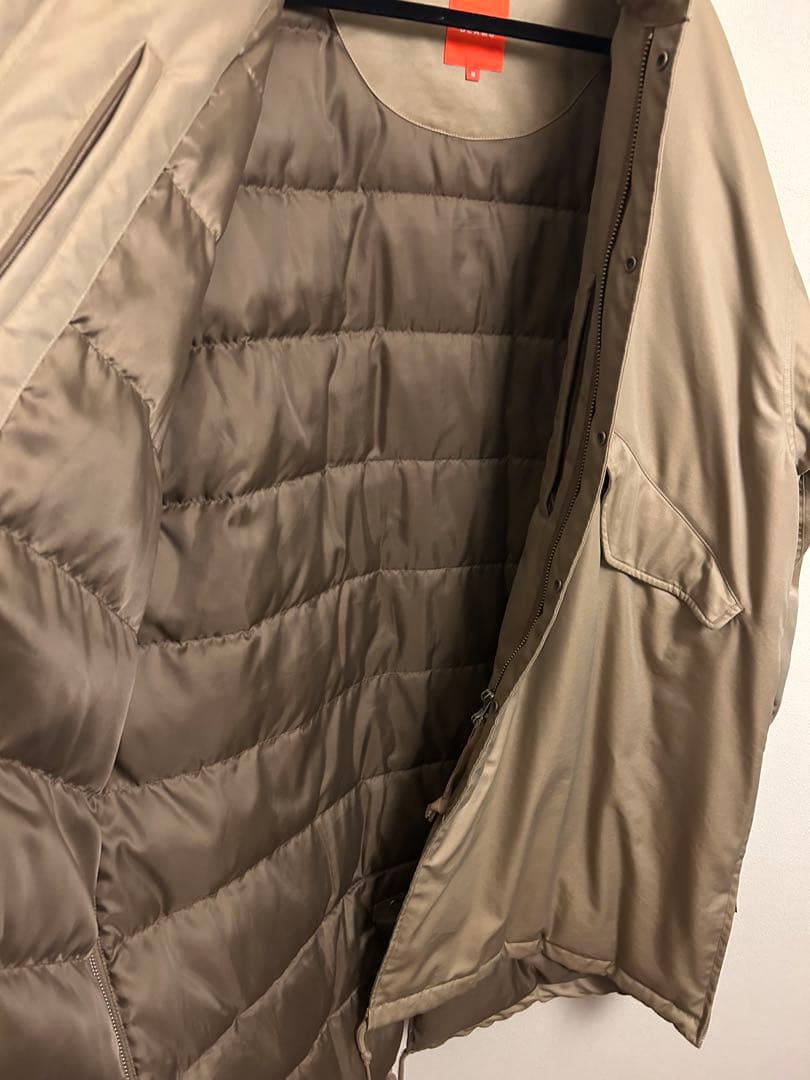 BEAMS ベージュ モッズコート M