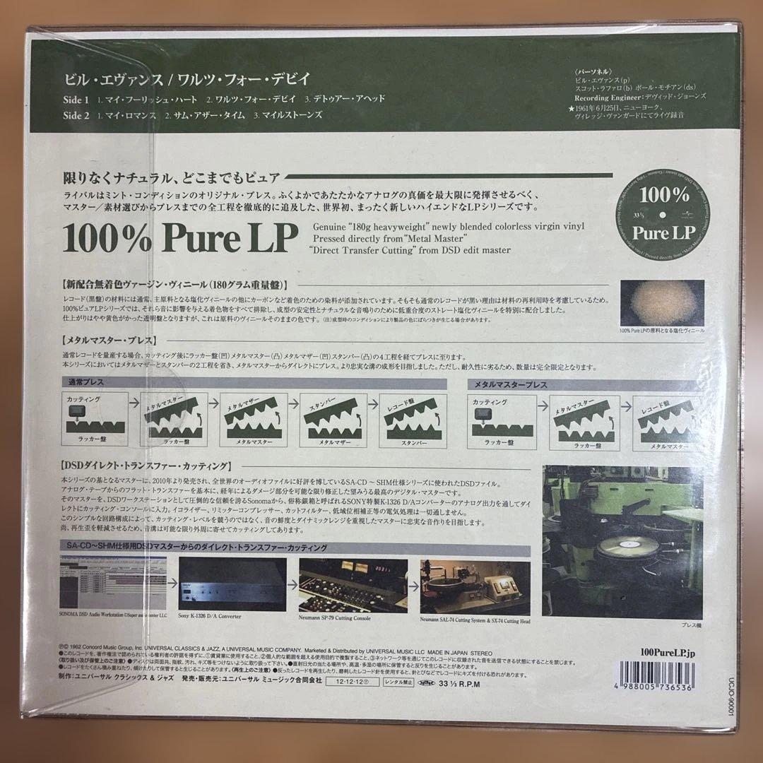 ビルエヴァンス 名盤 レコード 高音質盤