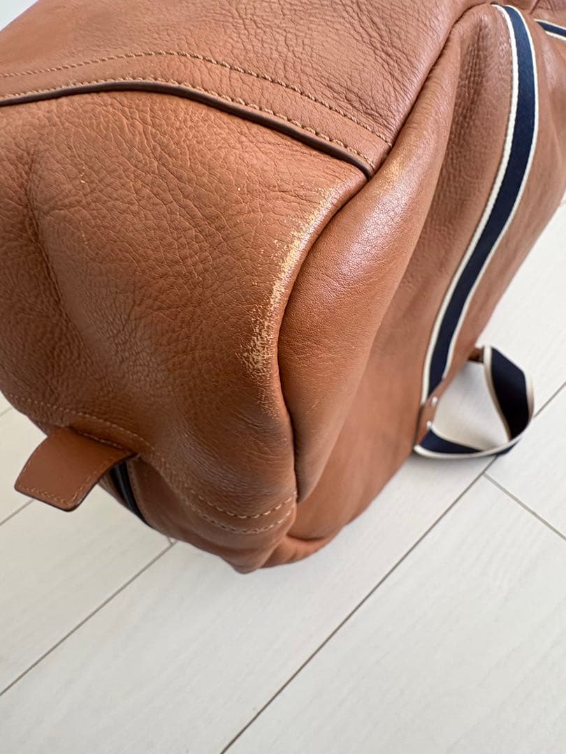 COACH コーチ ヘリテージ ダッフル ボストンバッグ レザー ブラウン