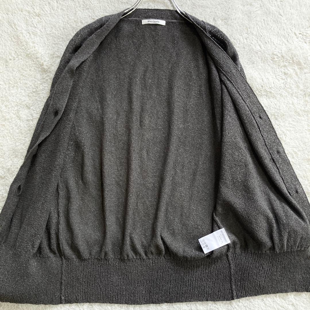 未使用級・24SS・完売品✨Whim Gazette　ペーパーヤーンカーディガン