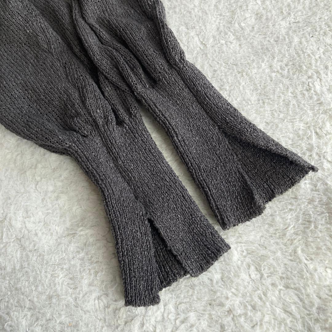 未使用級・24SS・完売品✨Whim Gazette　ペーパーヤーンカーディガン