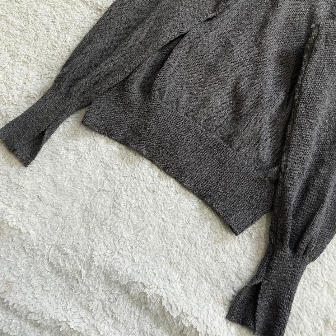 未使用級・24SS・完売品✨Whim Gazette　ペーパーヤーンカーディガン