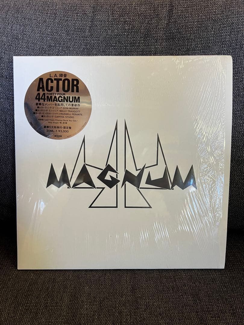 LP邦楽レコード44MAGNUM ACTOR 1985年5大特典付30ML-1