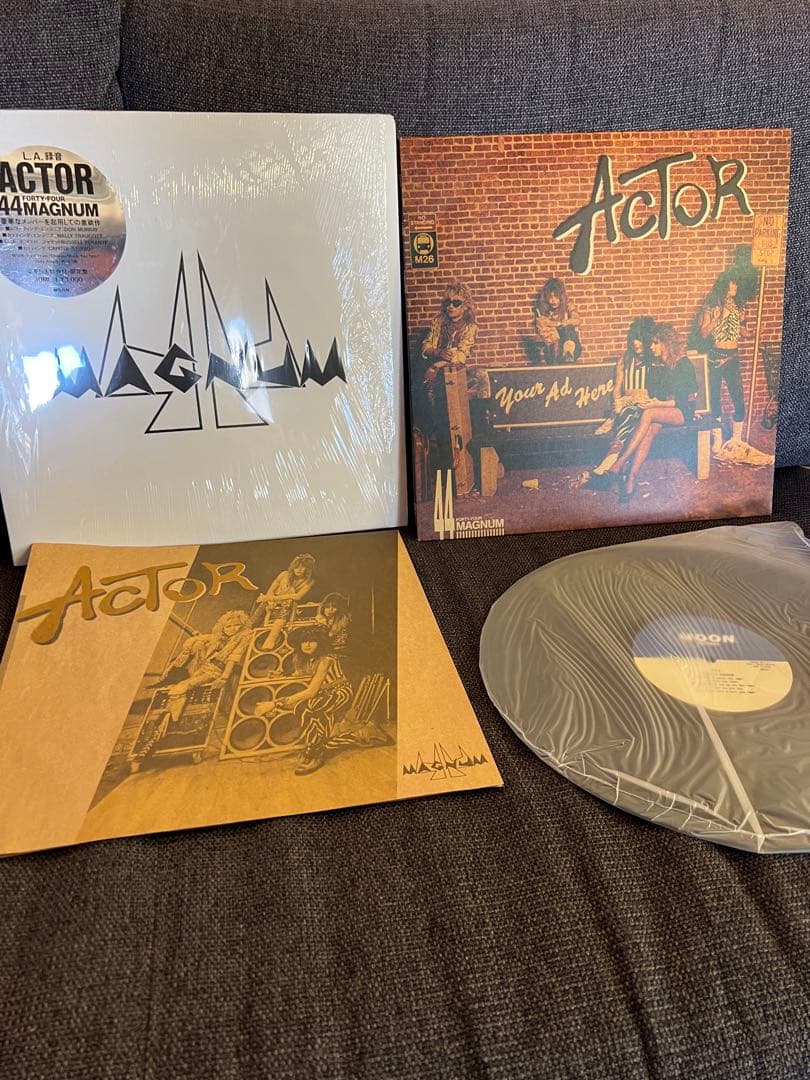 LP邦楽レコード44MAGNUM ACTOR 1985年5大特典付30ML-1