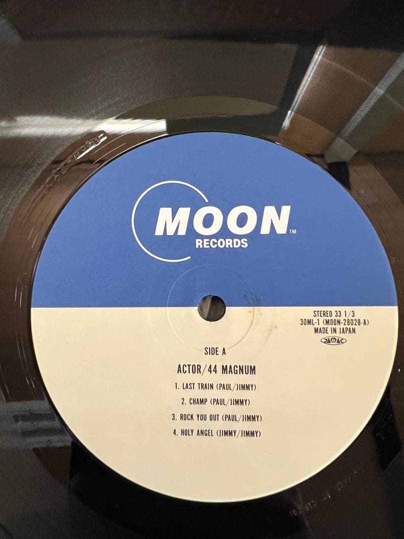 LP邦楽レコード44MAGNUM ACTOR 1985年5大特典付30ML-1