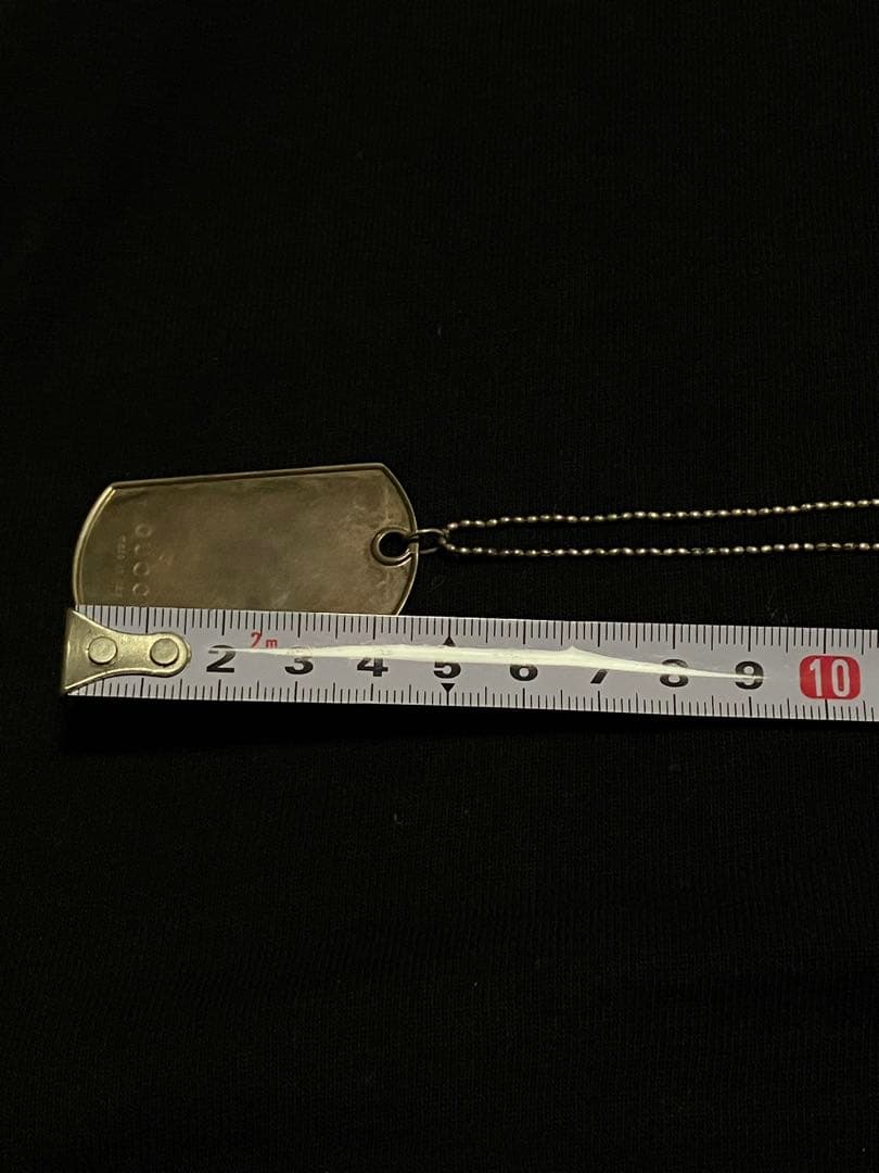 gucci ドッグタグ　ネックレス　Silver925 シルバー　銀　ビンテージ