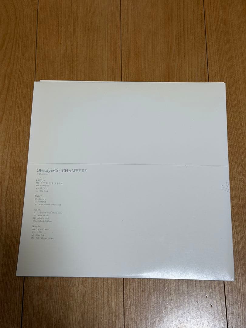 CHAMBERS レコード ホワイトカバー　steady&co