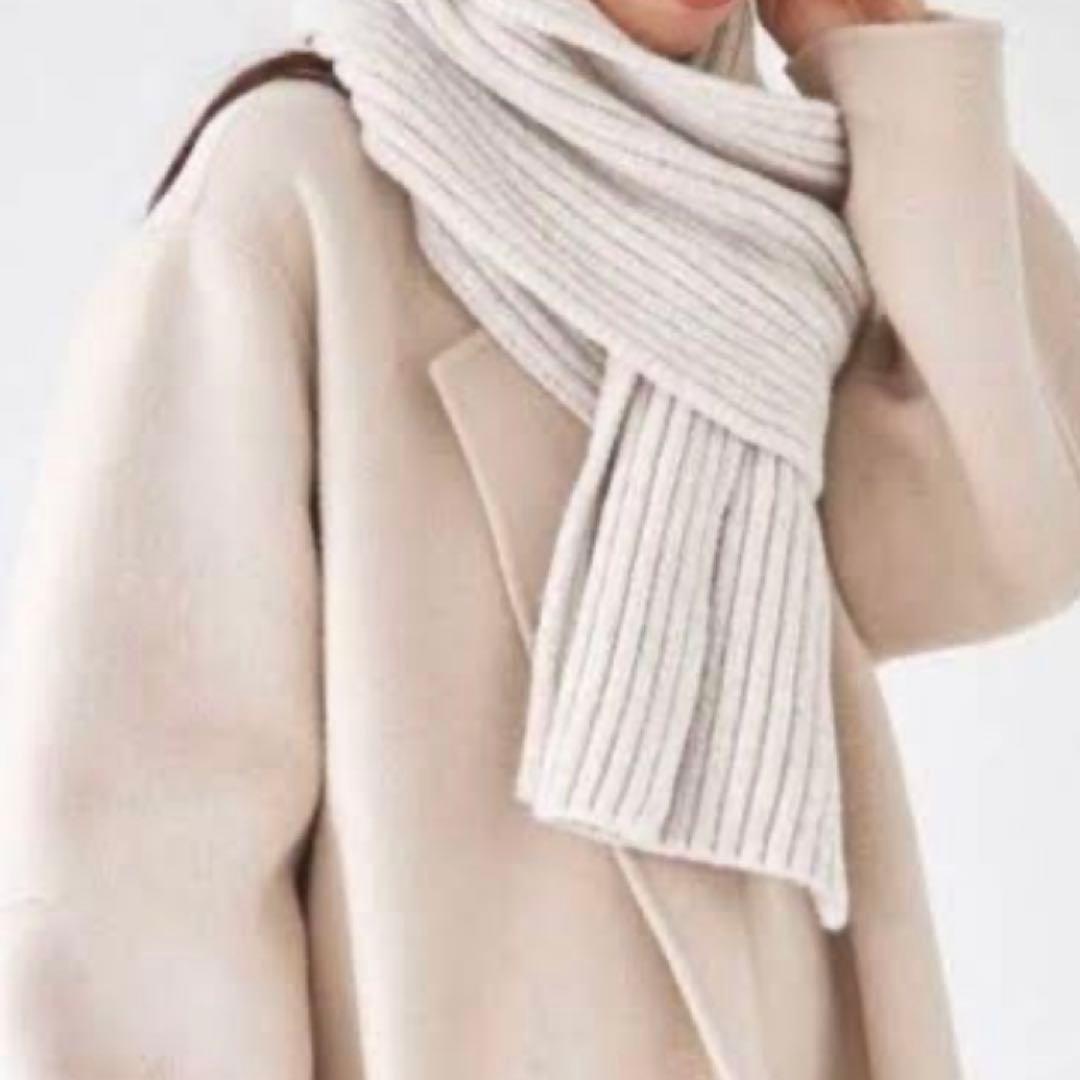 TODAYFUL トゥデイフル　ウールリブストール　ロングマフラー　美品