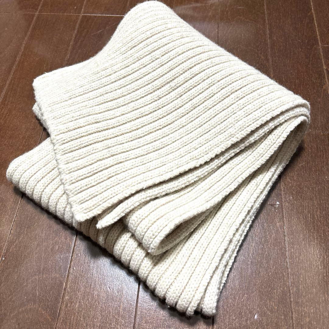 TODAYFUL トゥデイフル　ウールリブストール　ロングマフラー　美品