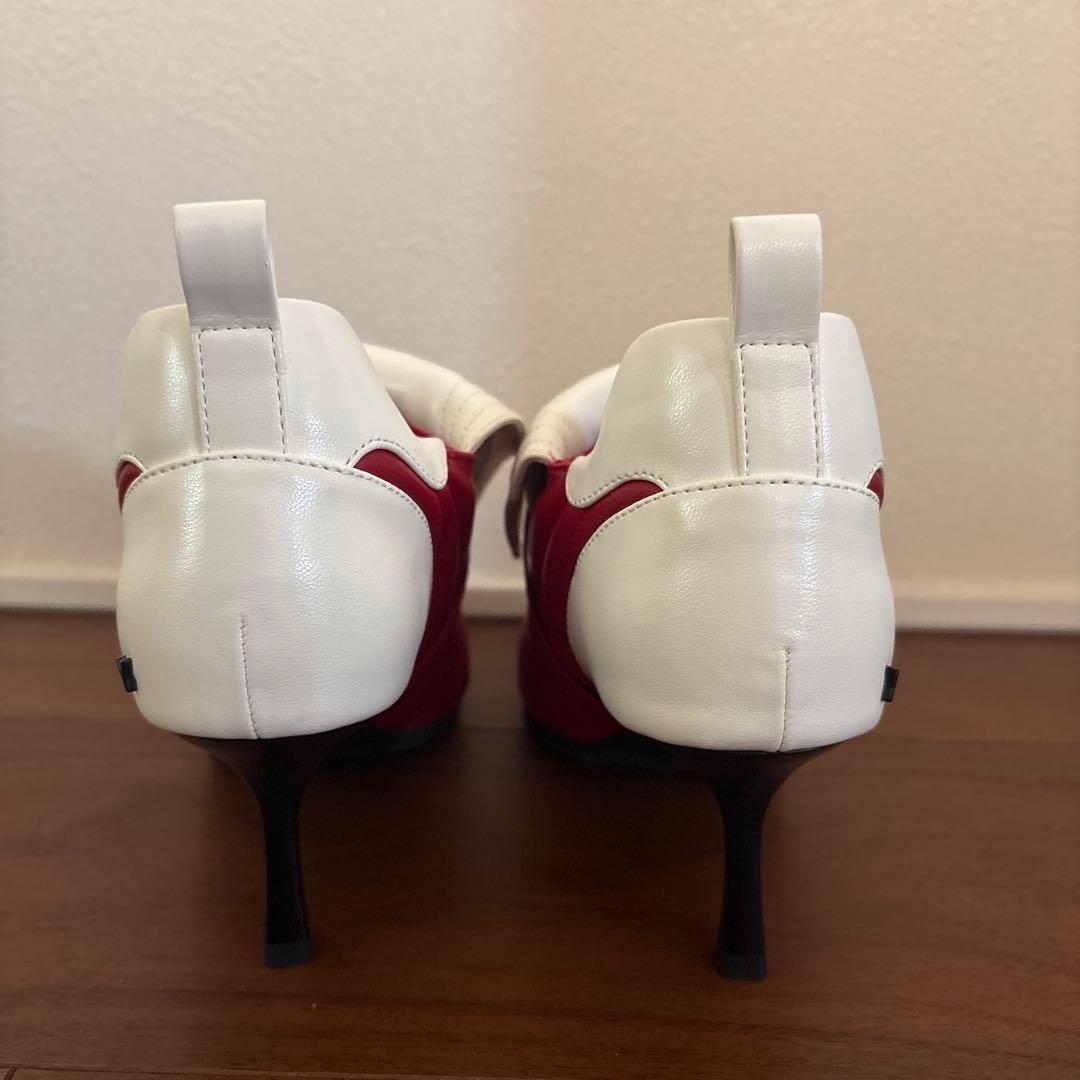 靴 RinoBLANC SHORT BOOTS & NUTMEG HEELS
