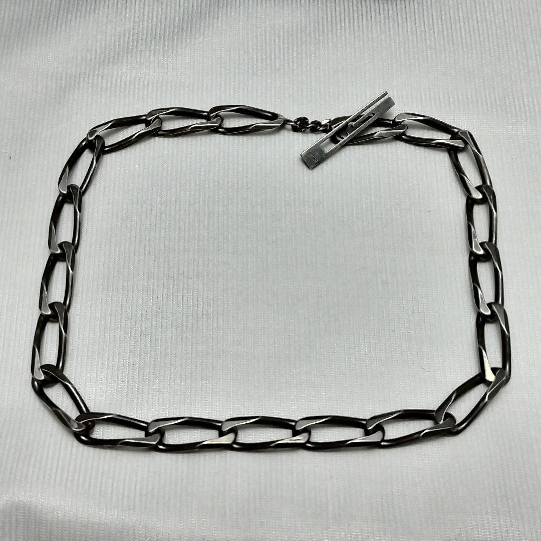 GUCCI 極太 ネックレス シルバー 925 グッチ 銀