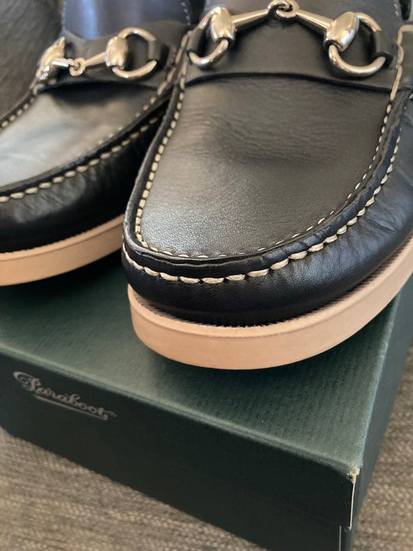 Paraboot ネイビーモカシン24センチ