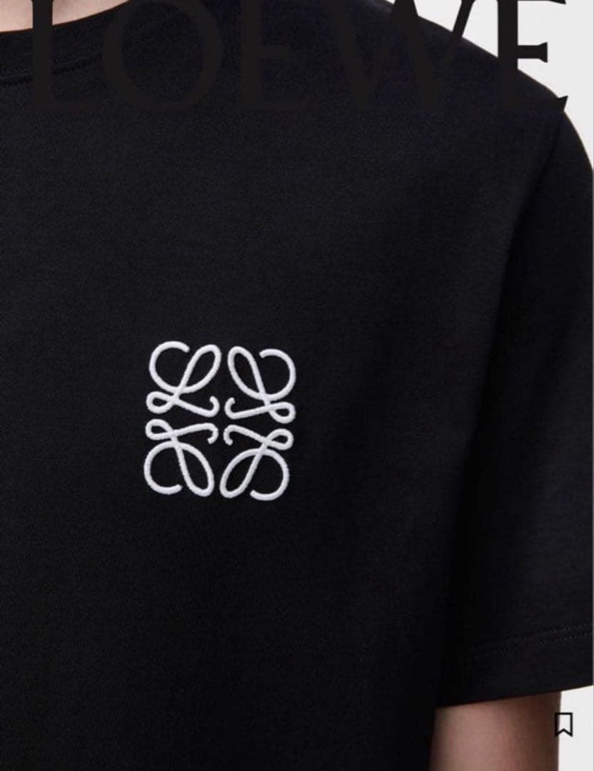 LOEWE ブラック Tシャツ　2XL 美品