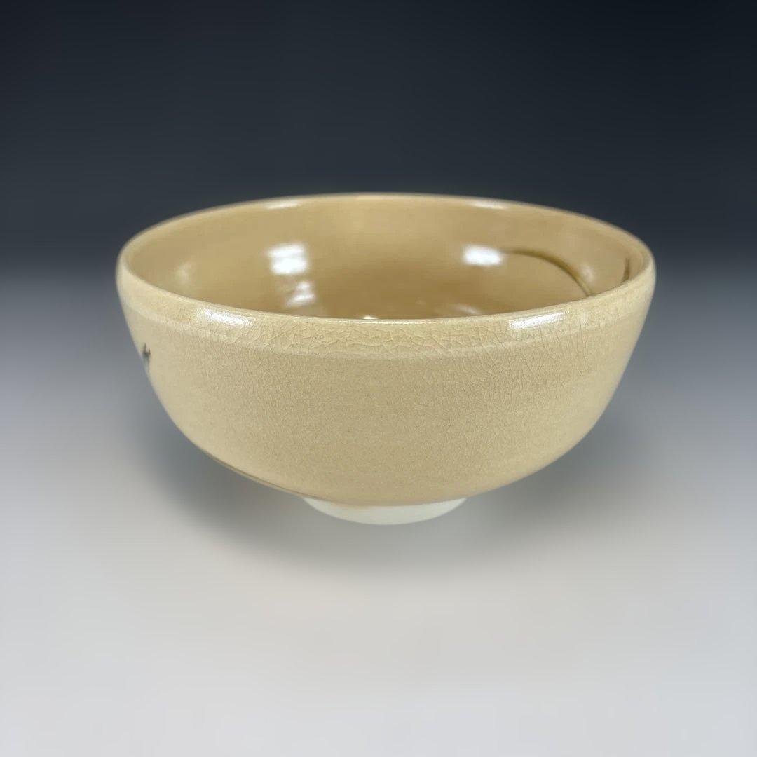 【茶道具】山川敦司造　蜻蛉絵茶碗（共箱）★送料込★
