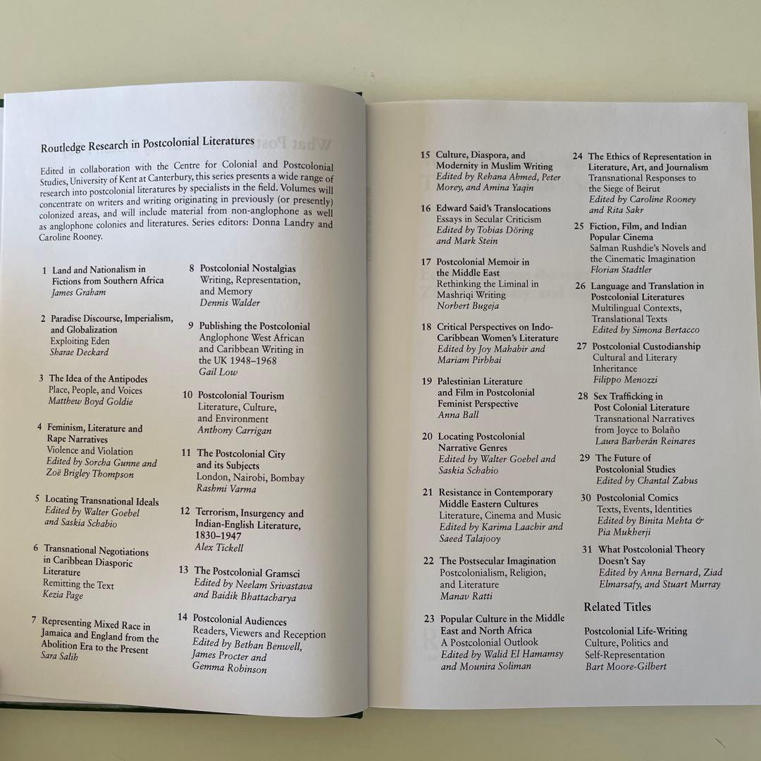 新品14冊　Routledge Postcolonial Literatures