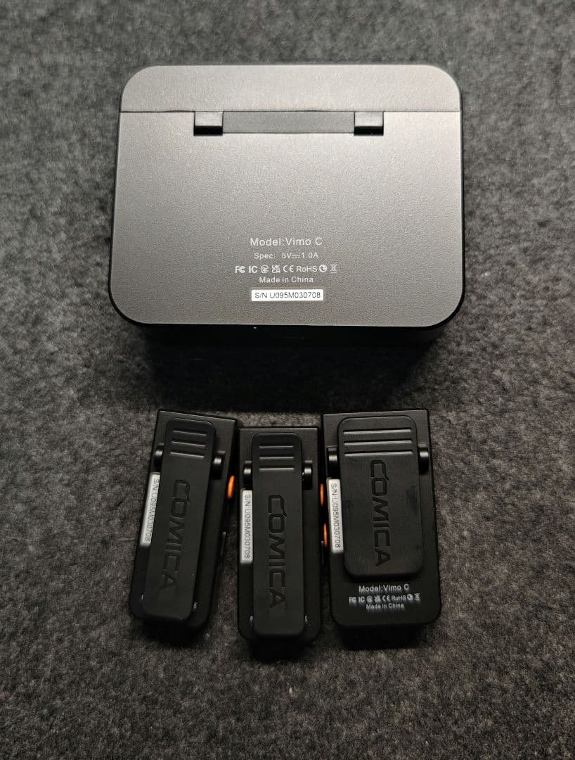 COMICA Vimo C3 ワイヤレスマイクセット カメラ 撮影 ビデオ録音用