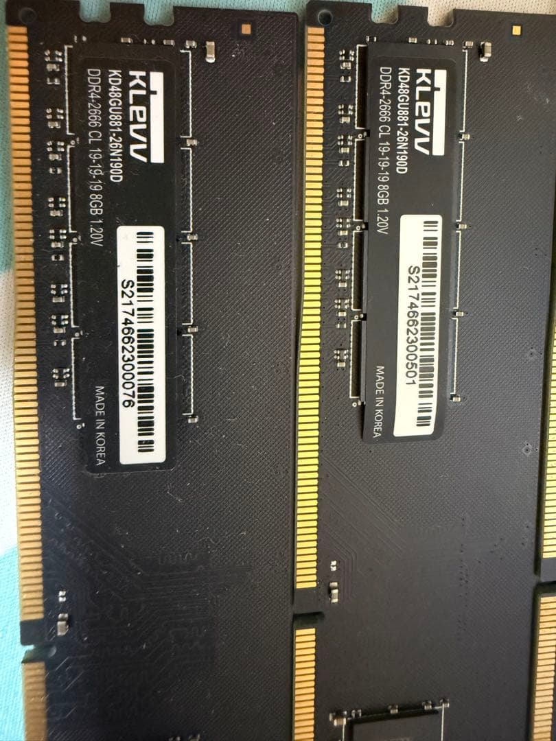 F*S様 DDR4 8GB×2 • 4GB×2