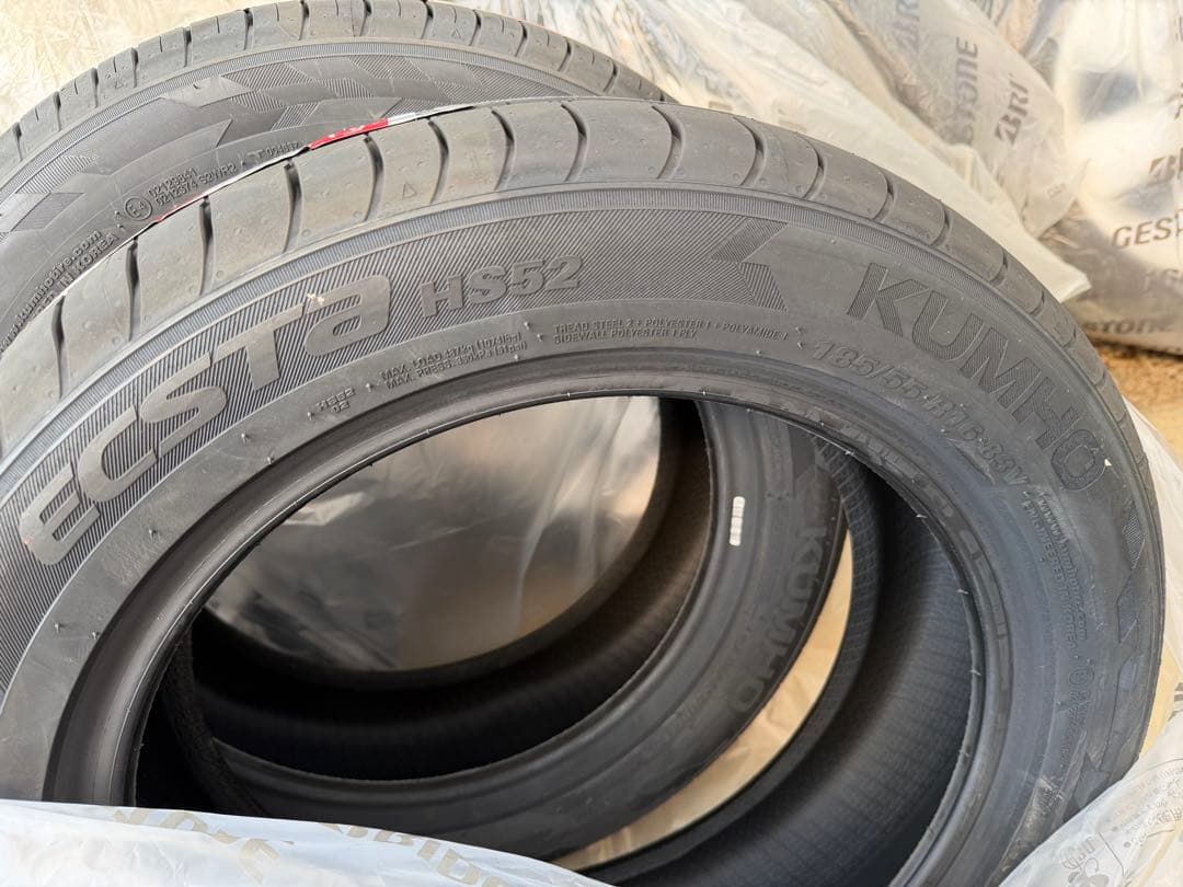 【2025年製】185/55R16 クムホ ２本 新品未使用！《２／２》