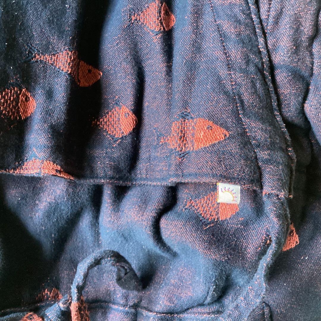 Didymos♡お魚♡ベビーラップ使用　Cute Backle Onbuhimo