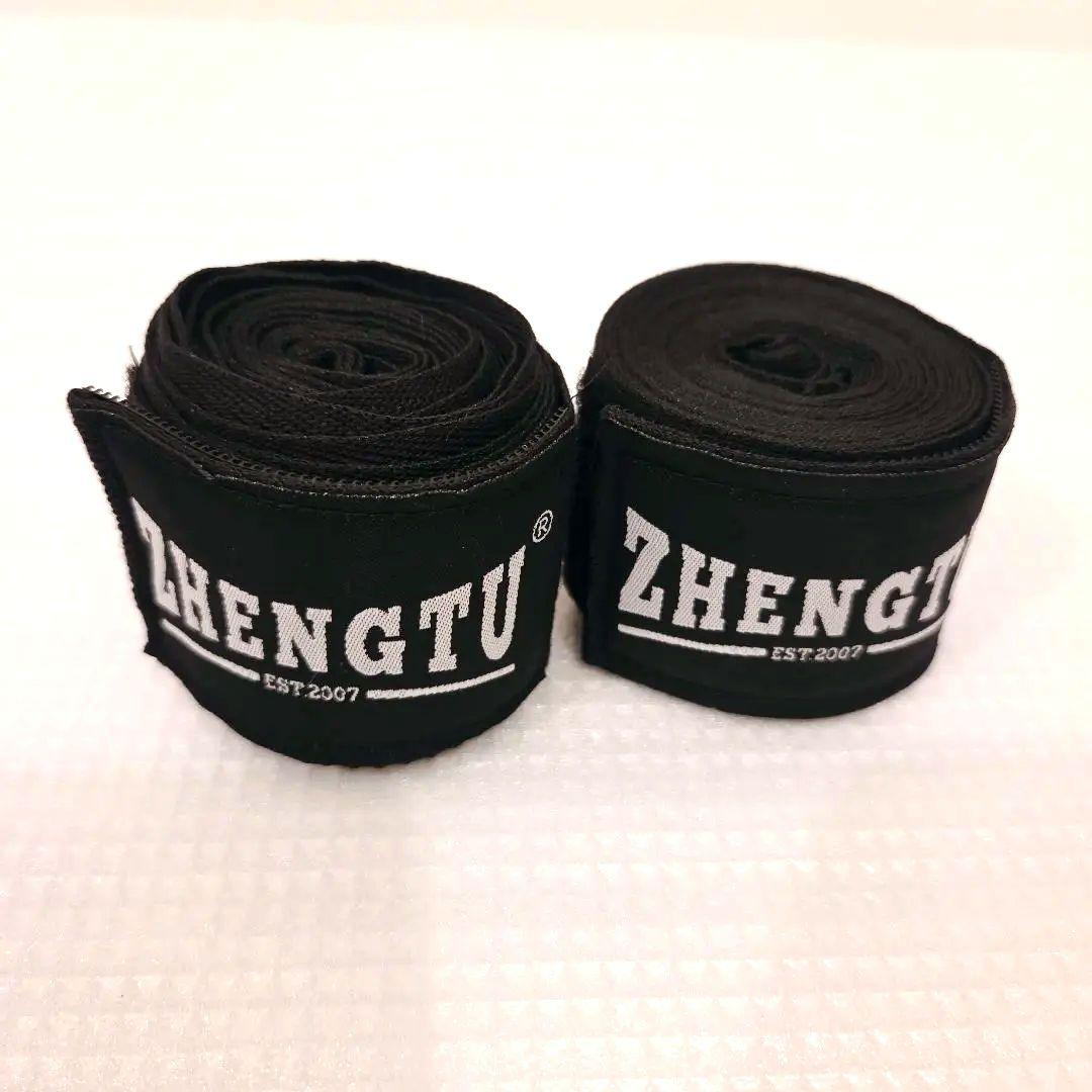 ZHENGTU ヘッドギア 14オンスグローブ レガース　バンテージ ４点セット
