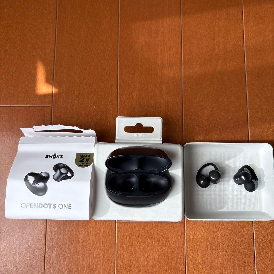 SHOKZ OPENDOTS ONE ブラック ワイヤレスイヤホン