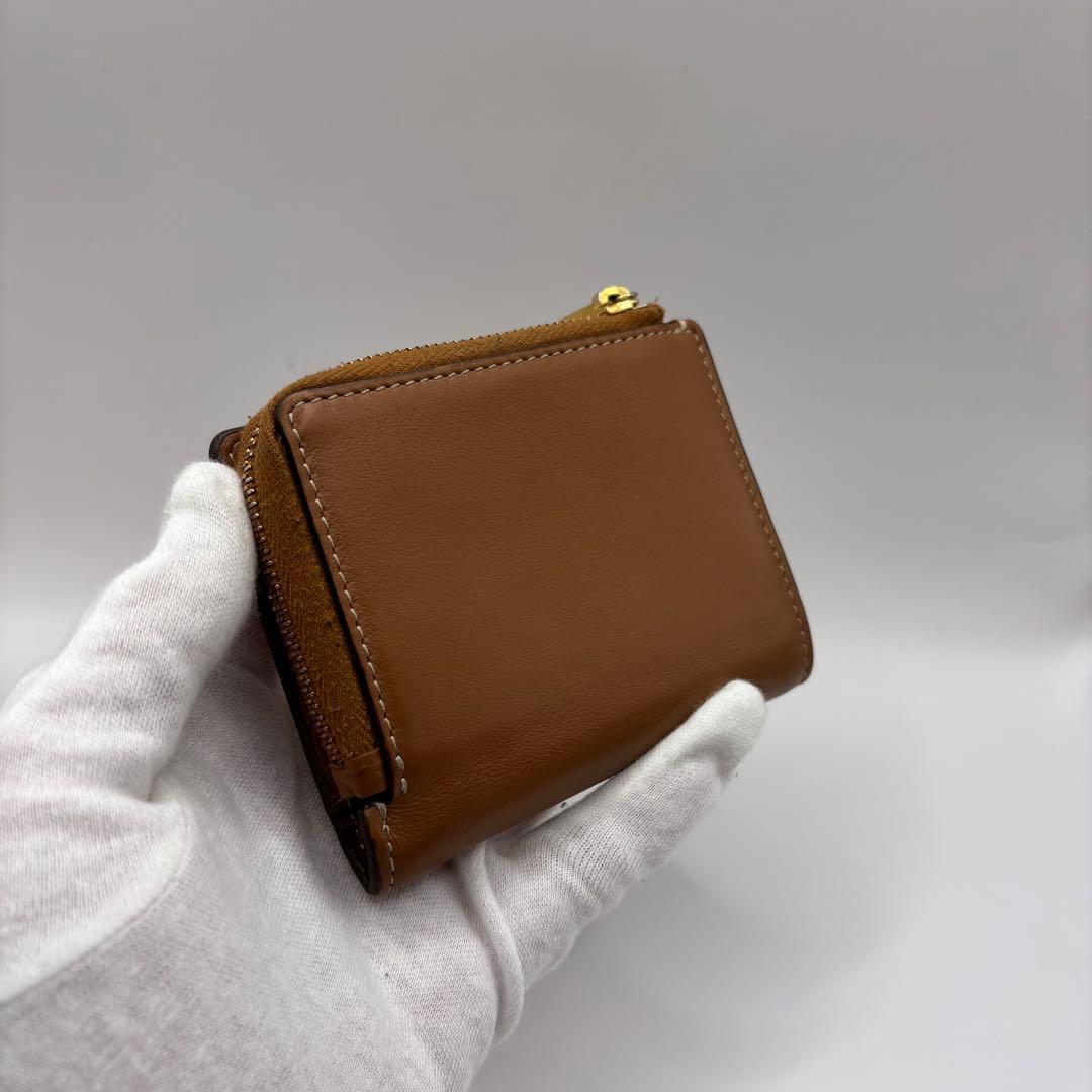付属品　TOD'S タイムレス　二つ折り財布　ブラウン　キャメル　財布　トッズ