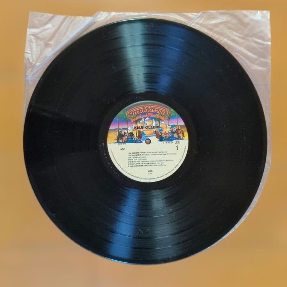 【ステッカー剥がれ、スレ有り】キッス／キラーズ　レコード