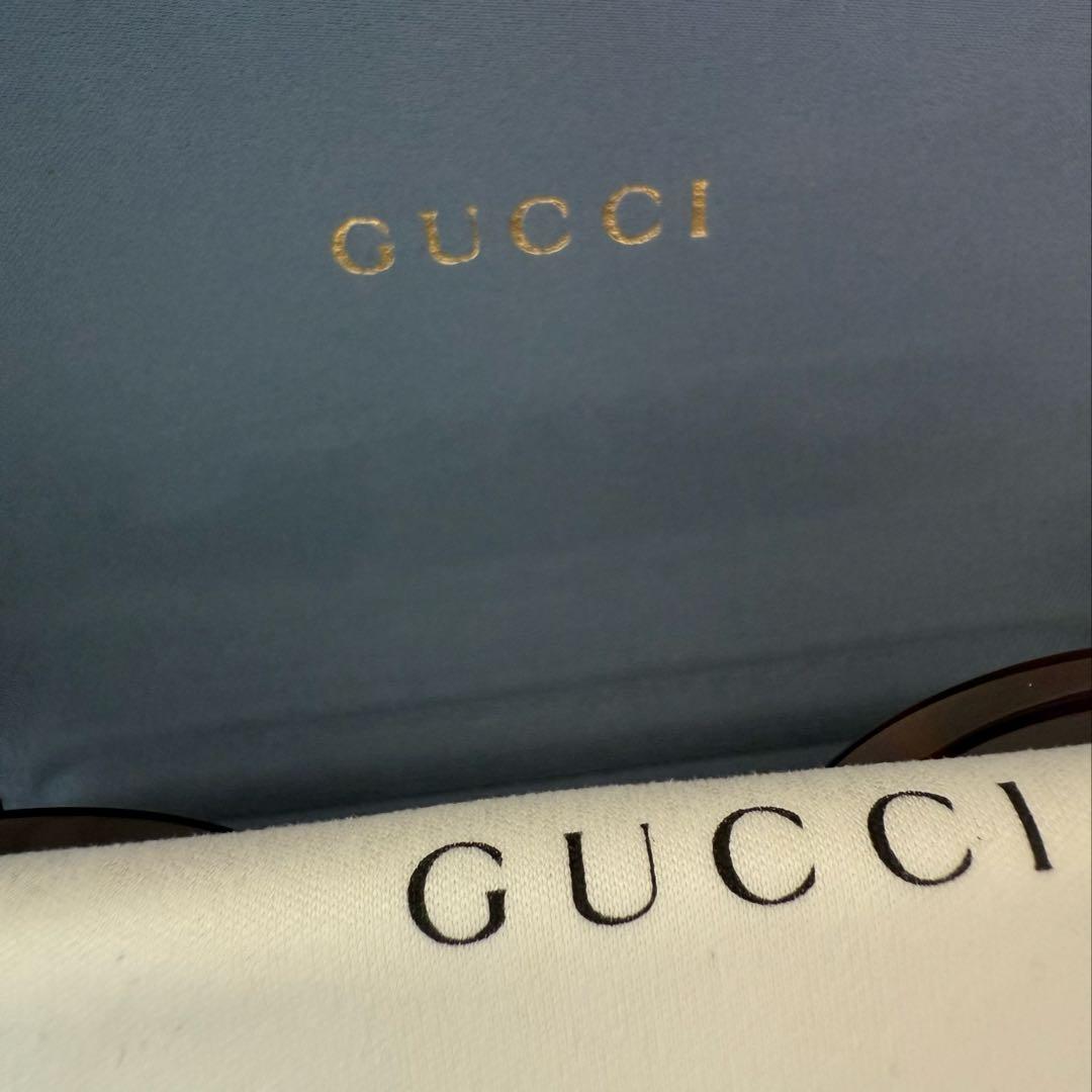 GUCCI サングラス アジアンモデルべっ甲柄 GG0064SK ブラウン