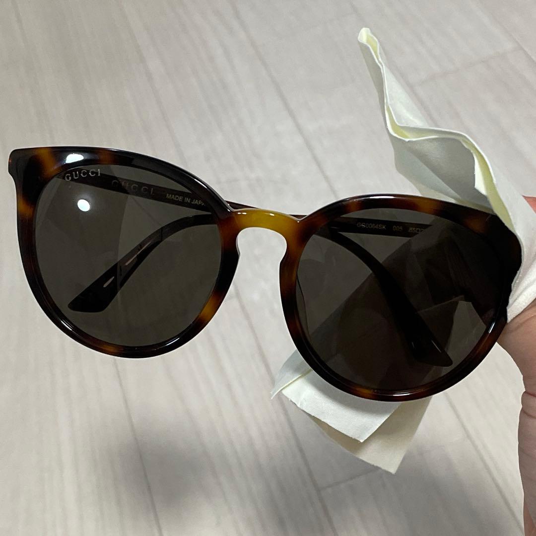 GUCCI サングラス アジアンモデルべっ甲柄 GG0064SK ブラウン