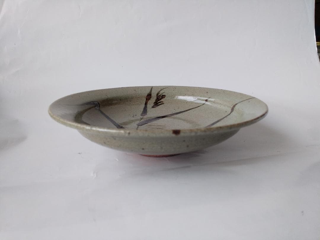 十三代 中里太郎右衛門 陶房 絵唐津 皿 共箱 栞 茶道具 飾り皿 新品 未使用