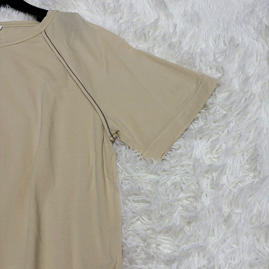美品 ブルネロクチネリ モニーレ コットンストレッチ Tシャツ L イタリア